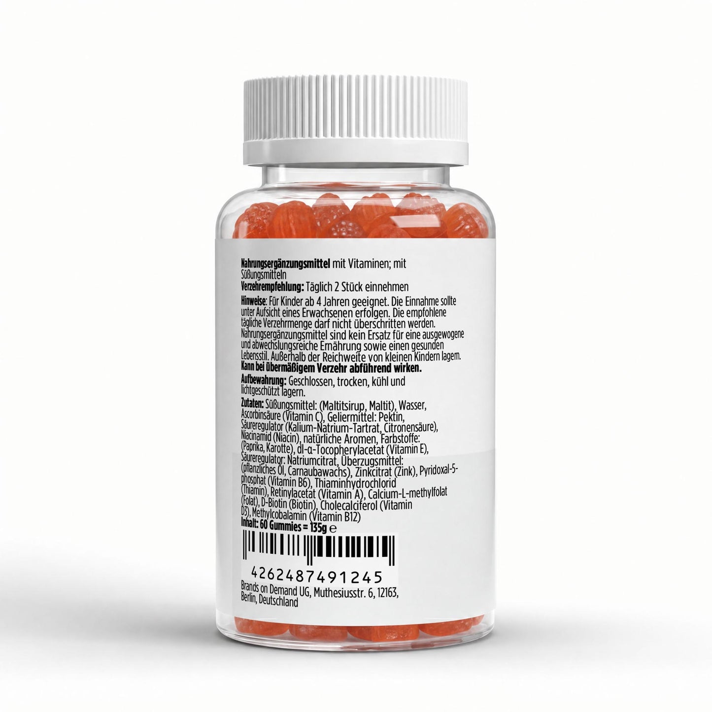 Multivitamin Gummies Kids - Orange - 60 vegane Gummies