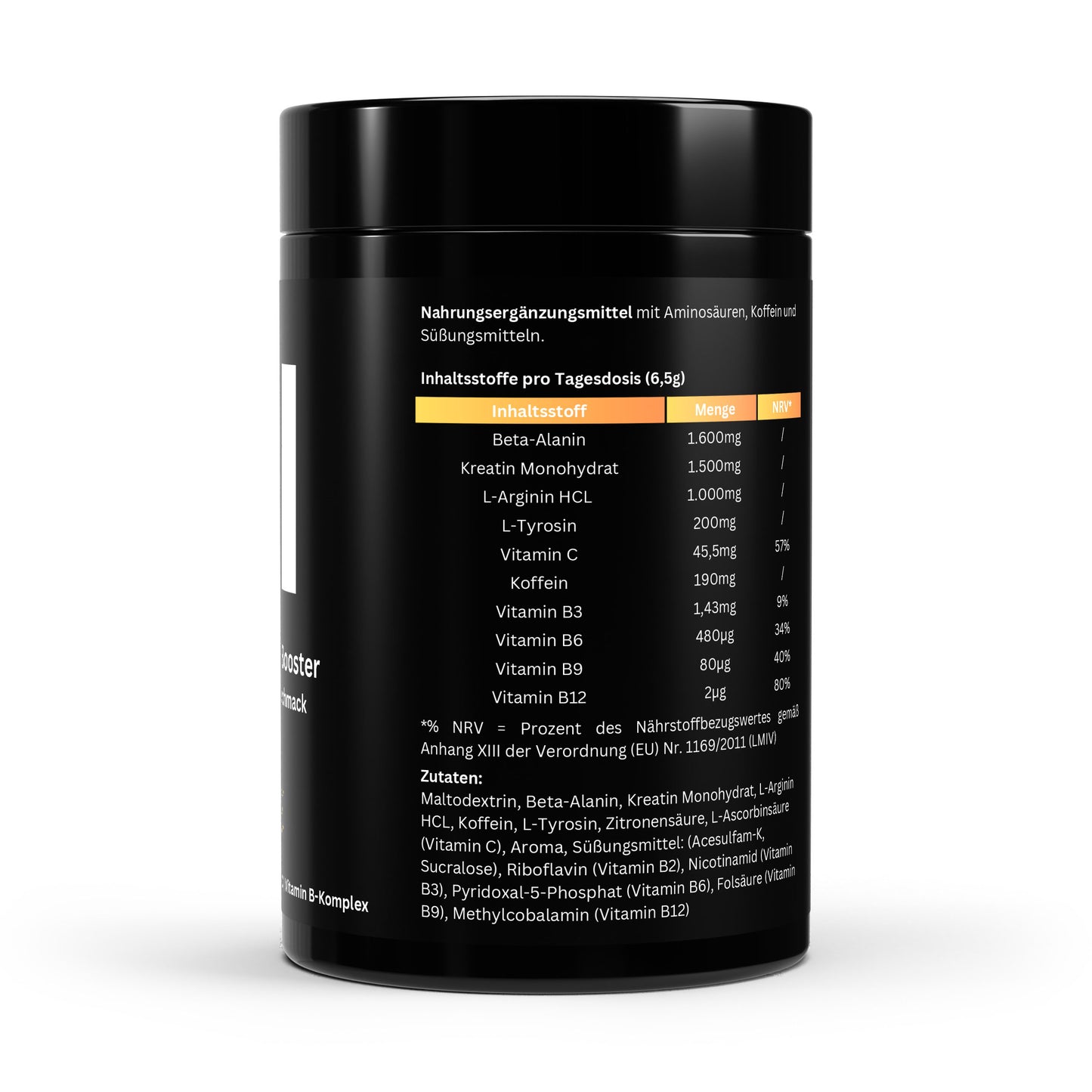 Pre-Workout Booster Tutti Frutti - 520g | A&J Premium Supplement