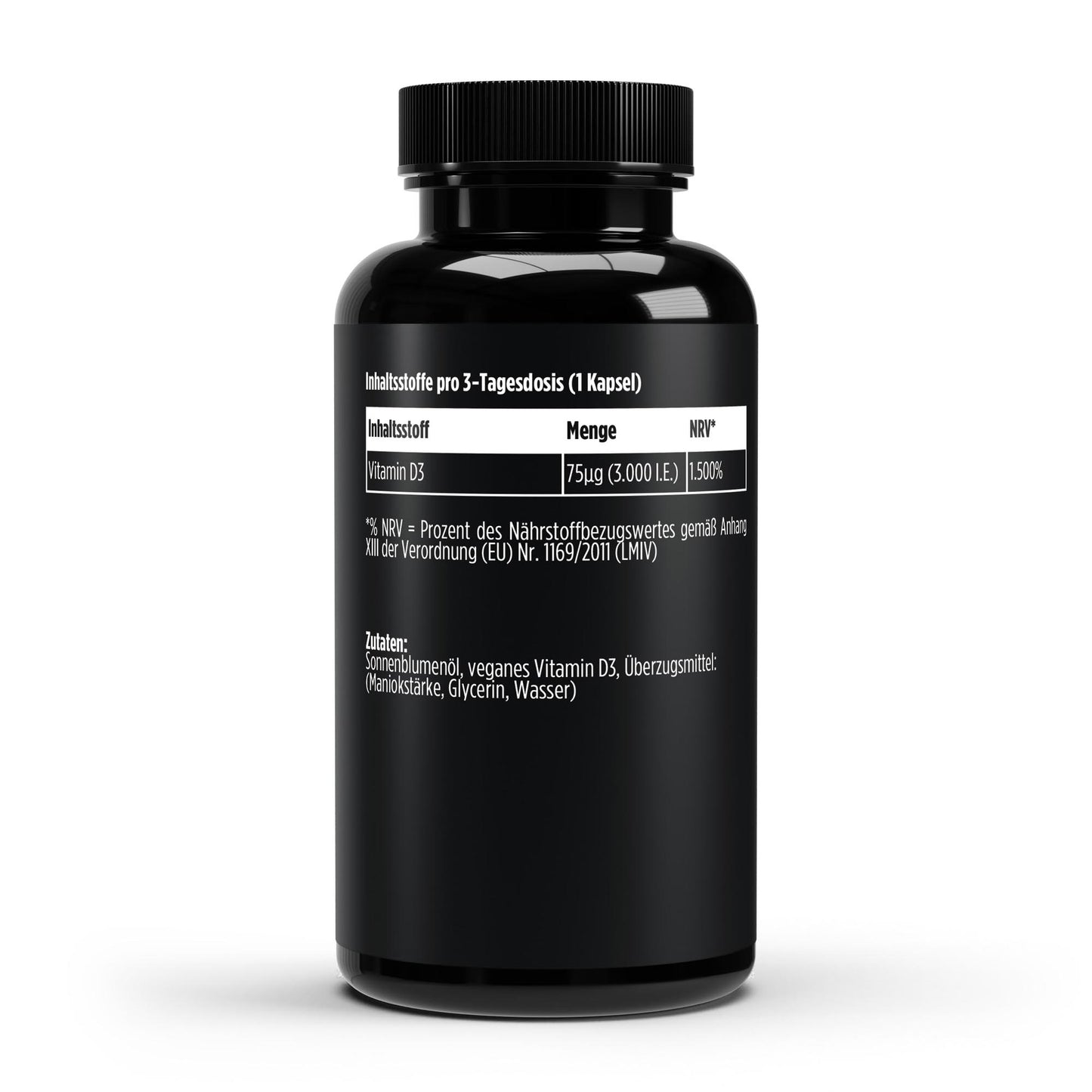 A&J Nutrition Vitamin D3 3.000 I.E. – 60 vegane Softgels – Produktdetails