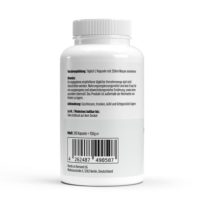 A&J Nutrition Ägyptisches Schwarzkümmelöl – 240 vegane Softgels – Produktdetails