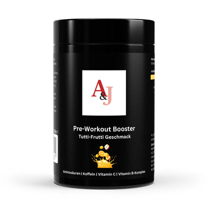 Pre-Workout Booster Tutti Frutti - 520g | A&J Premium Supplement