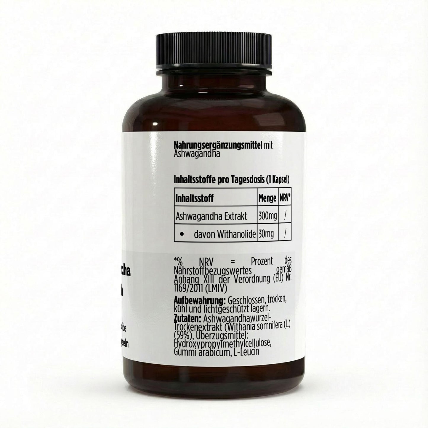 A&J Nutrition Ashwagandha 10% Withanolides – 90 Vegan Capsules – Product image 2