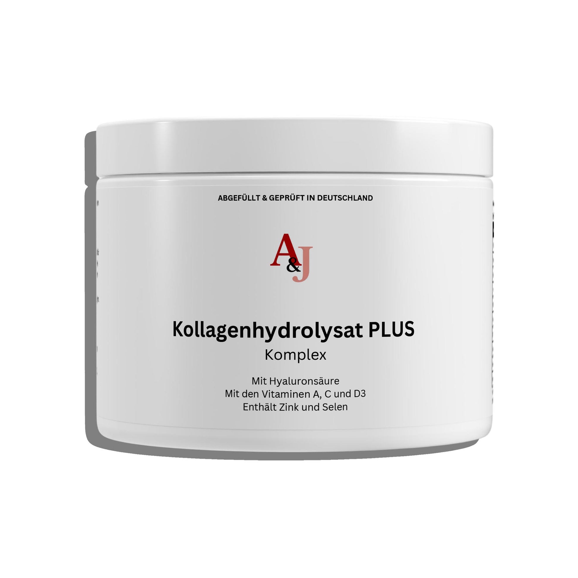 Kollagenhydrolysat PLUS Komplex-Haut Haare Nägel - 180 Kapseln | A&J Premium Supplement