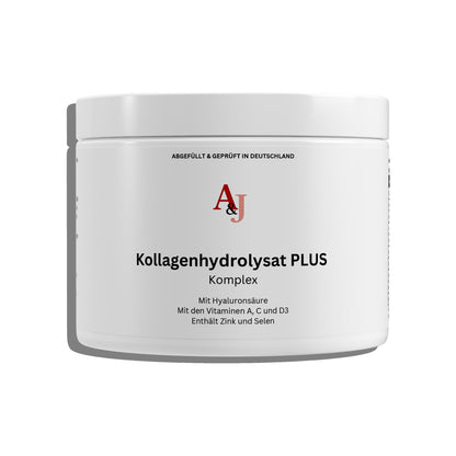 Kollagenhydrolysat PLUS Komplex-Haut Haare Nägel - 180 Kapseln | A&J Premium Supplement