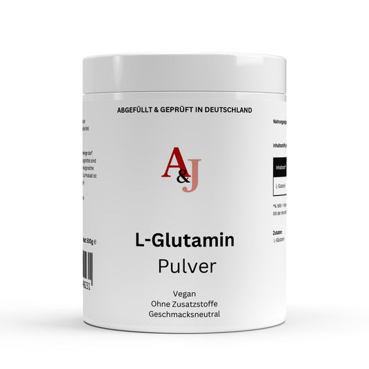 L-Glutamin Pulver - 500g | A&J Premium Supplement