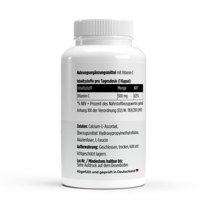 A&J Nutrition Buffered Vitamin C 500 mg – 240 Capsules – additional product view