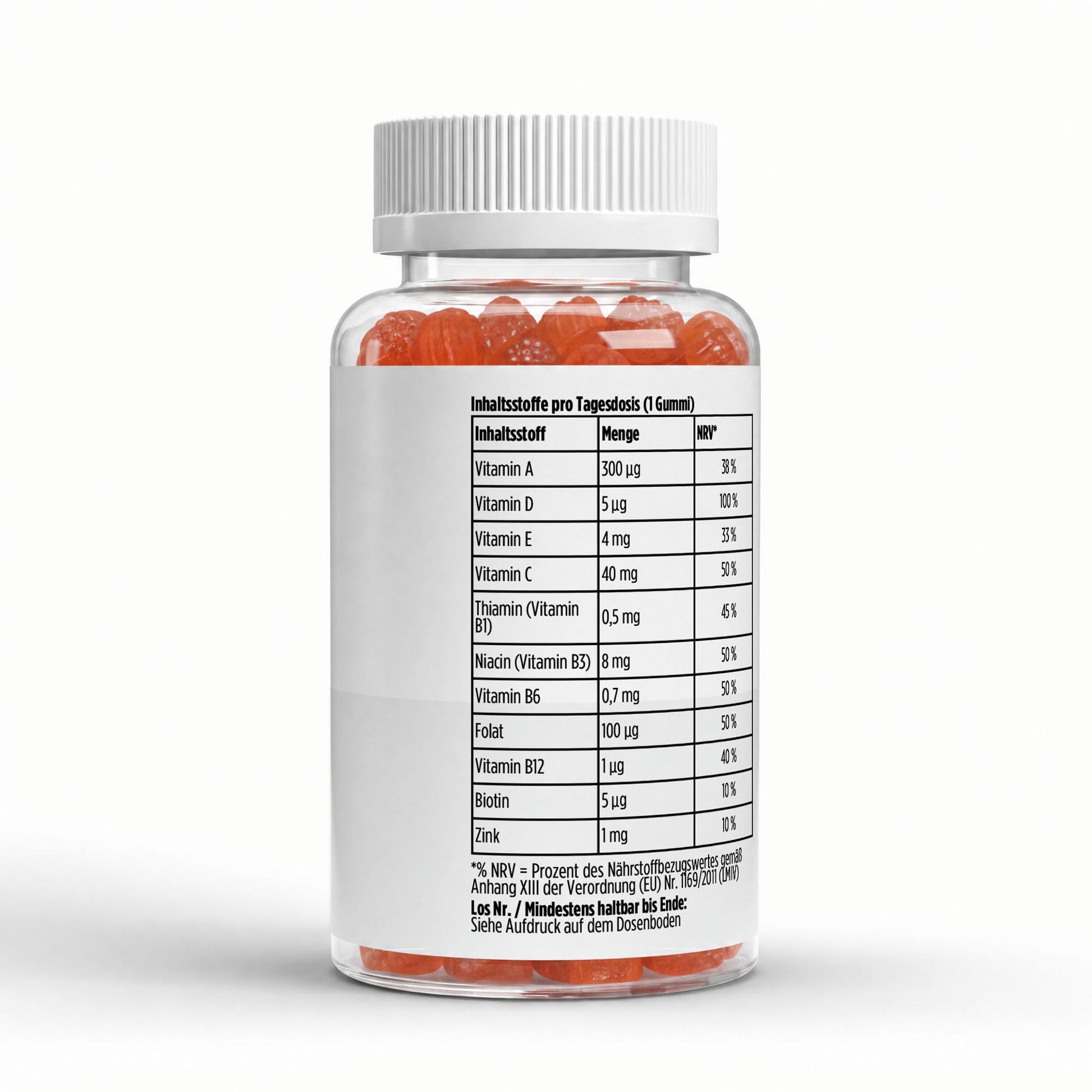 A&J Nutrition Kids Multivitamin Gummies Orange – 60 Vegan Gummies – additional product view