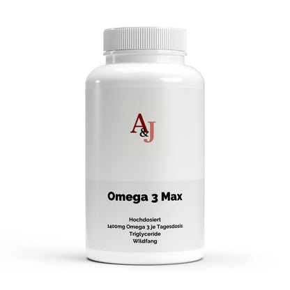 A&J Nutrition Omega-3 Max 35/25 – 120 Softgels – product view