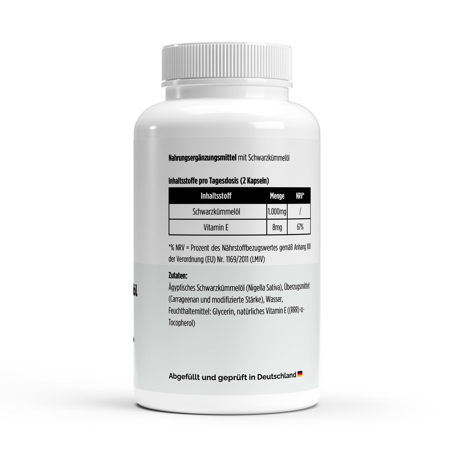A&J Nutrition Ägyptisches Schwarzkümmelöl – 240 vegane Softgels – weitere Produktansicht