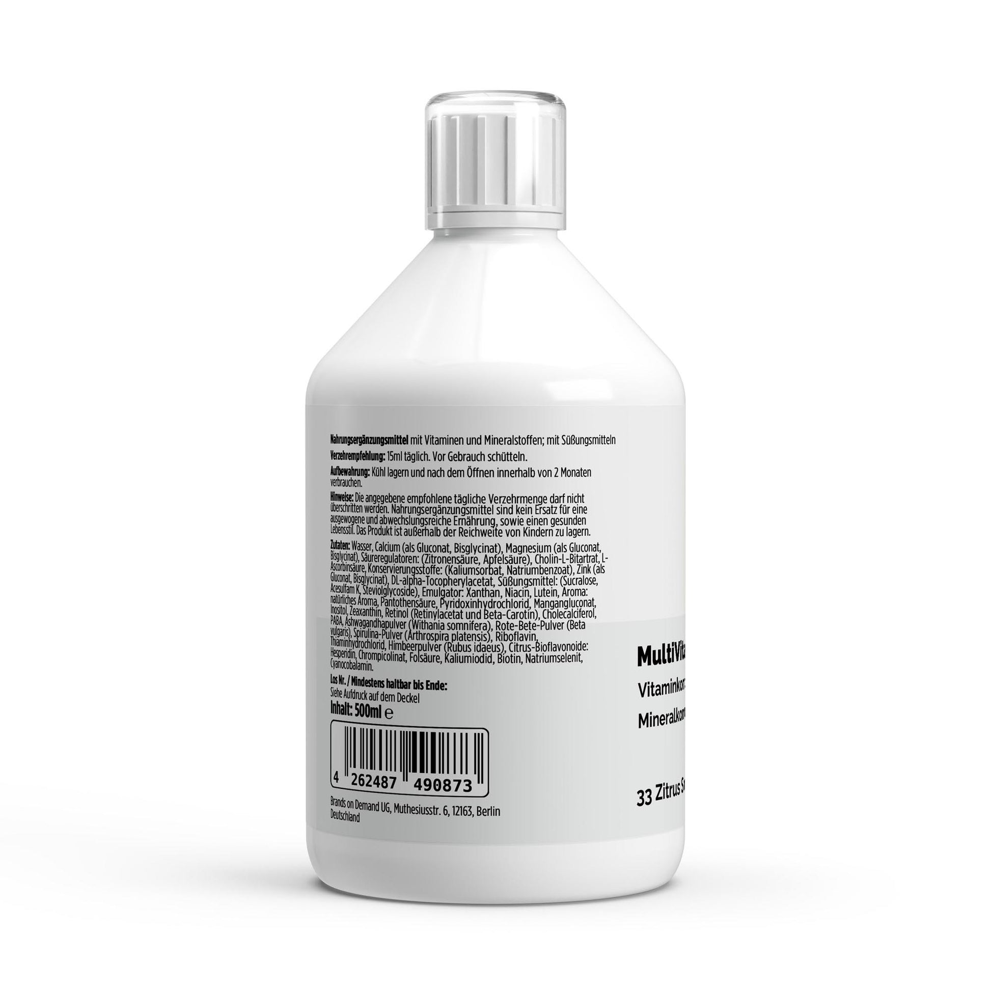 A&J Nutrition Multivitamin Basic Shots PLUS+ – 500 ml – product details