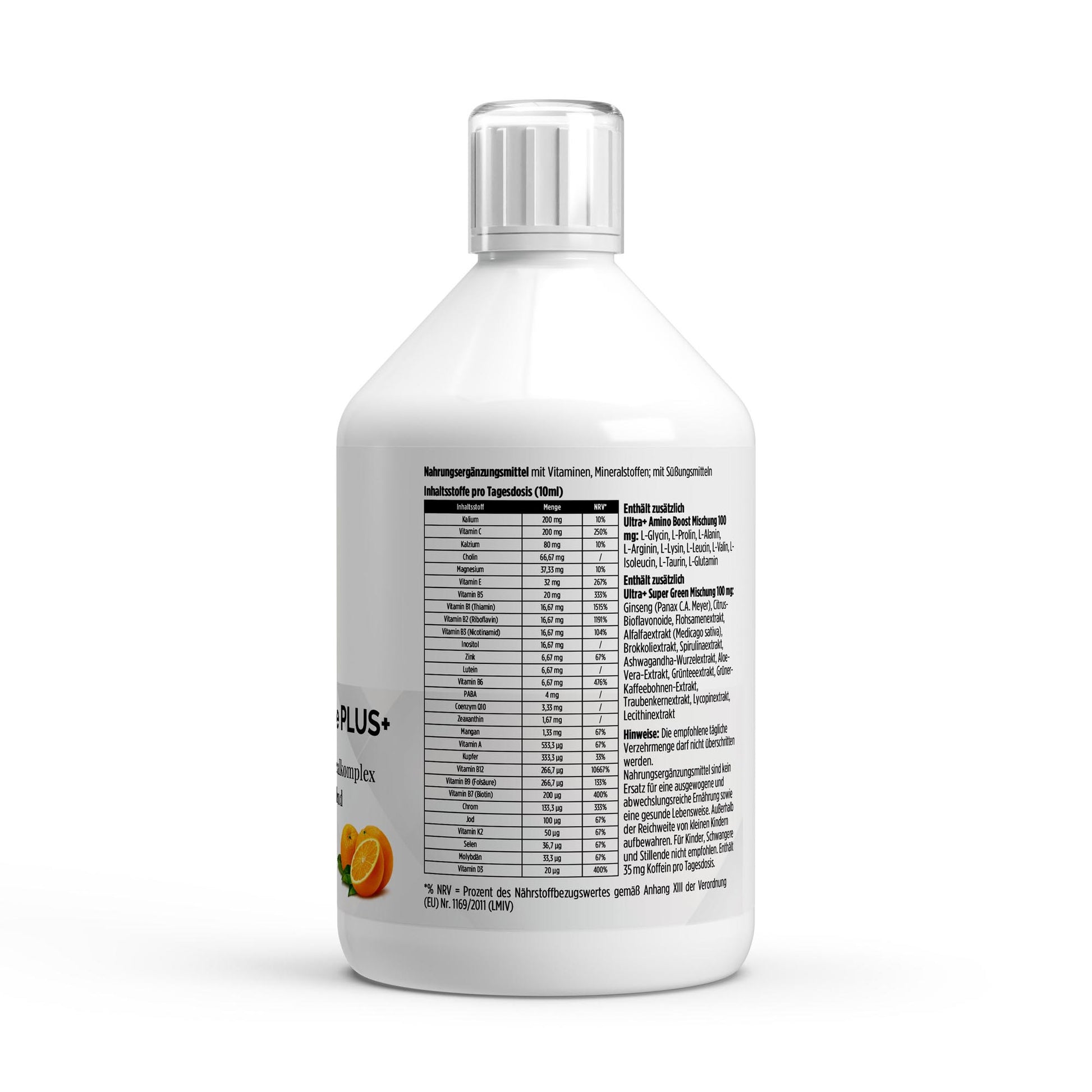 A&J Nutrition Vita Complete PLUS+ – 50 vegane Shots – 500 ml – weitere Produktansicht