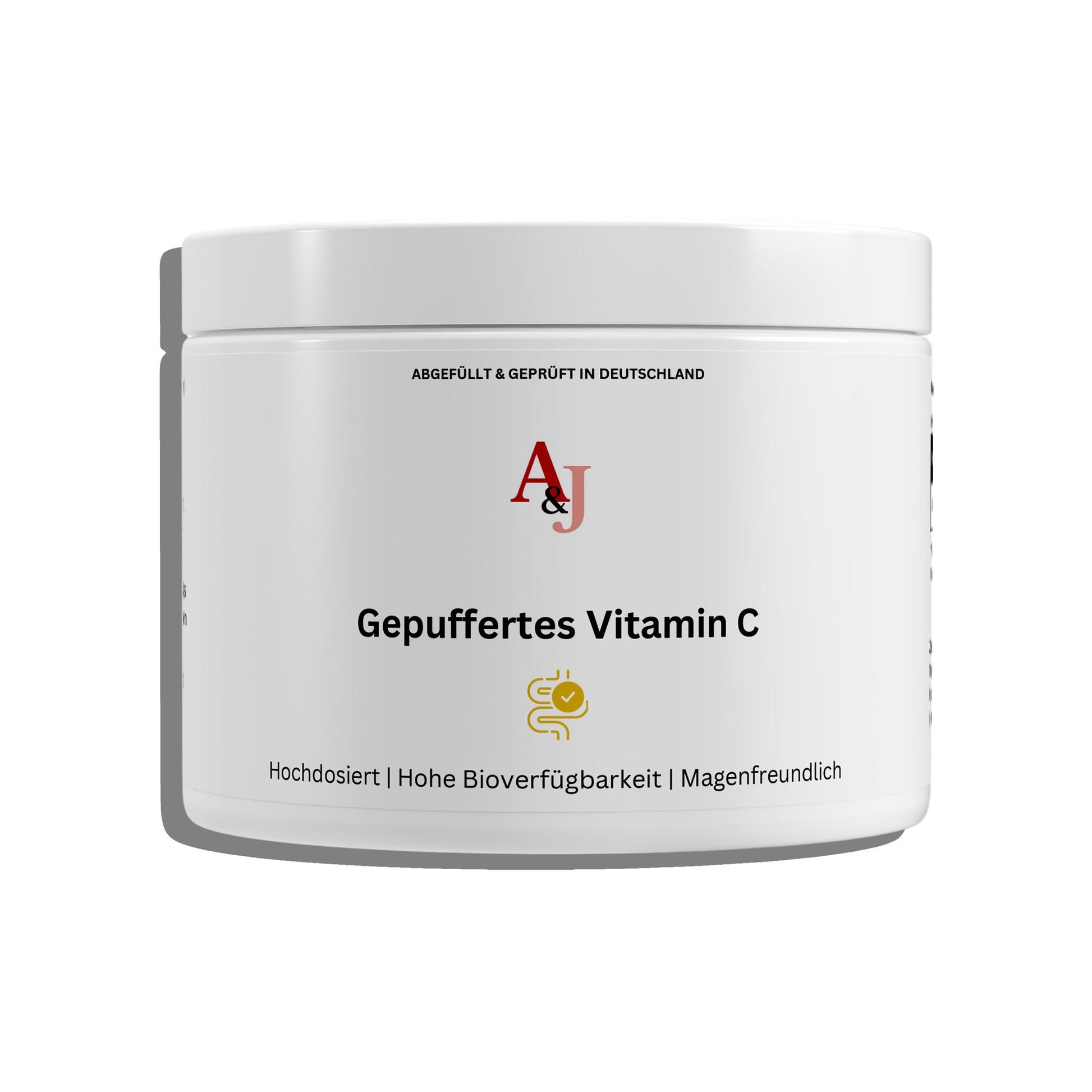 Gepuffertes Vitamin C 500mg - 360 Kapseln | A&J Premium Supplement