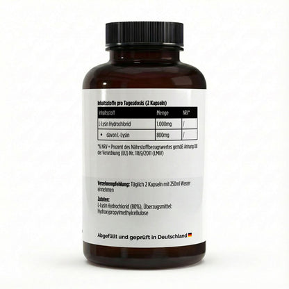 A&J Nutrition L-Lysine 100 Capsules – product image 2