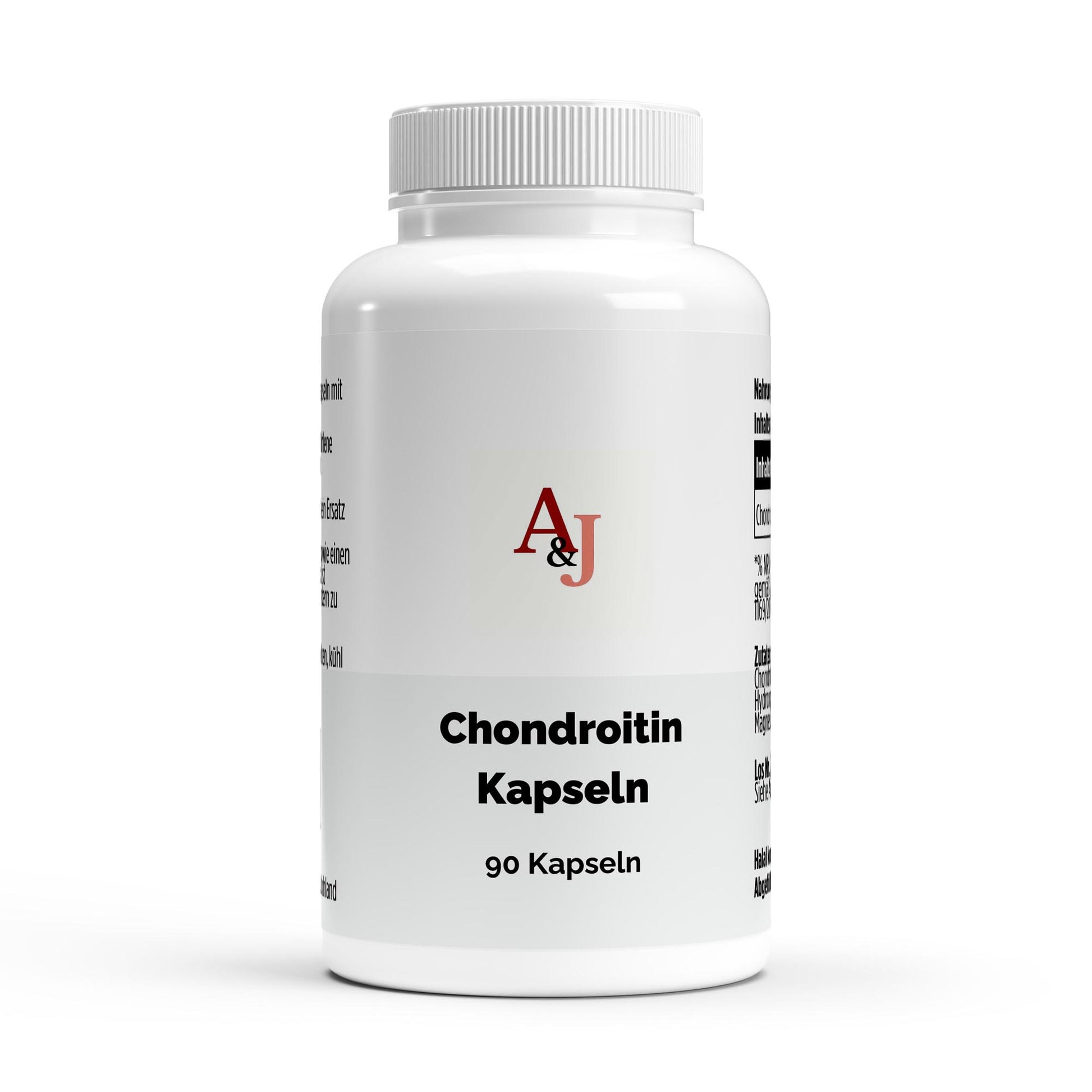 A&J Nutrition Chondroitin 500 mg – 90 Capsules – Product image 1