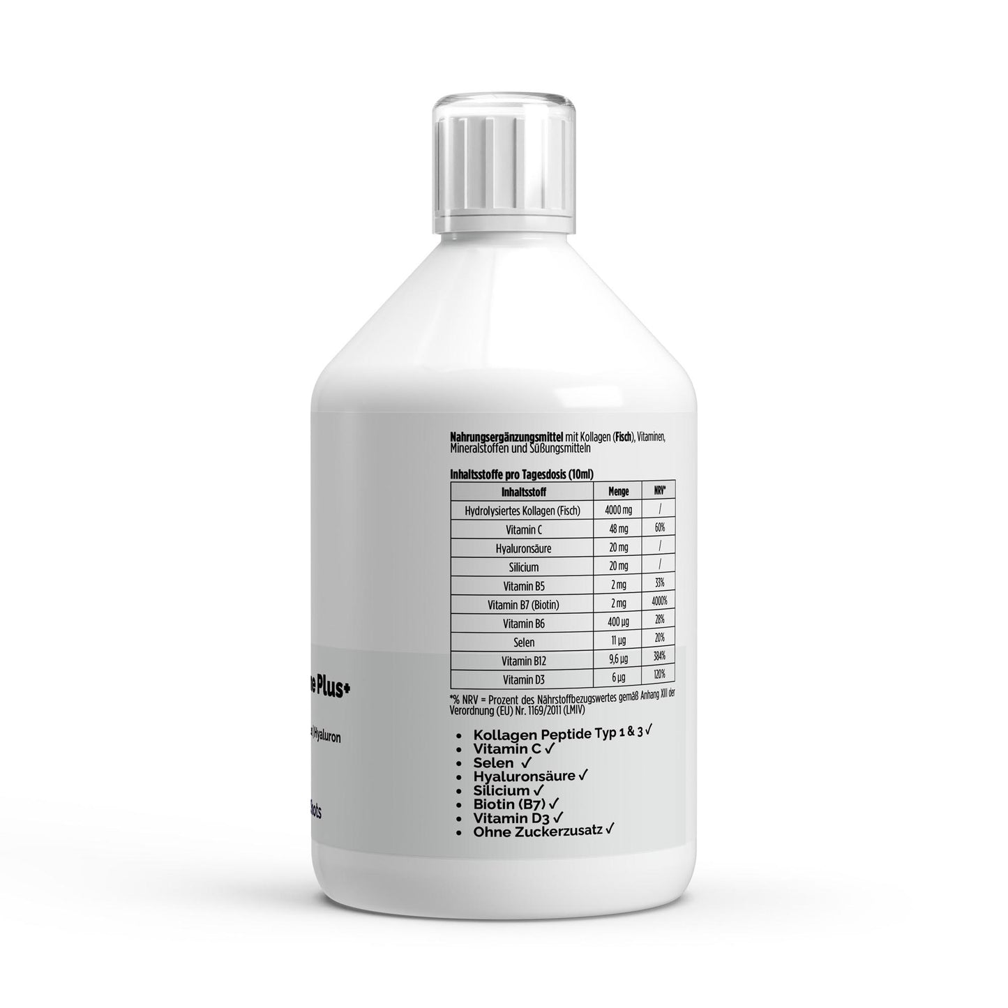 Kollagen Marine Plus (1500 DA) + - 50 Shots - Wildbeere - 500ml