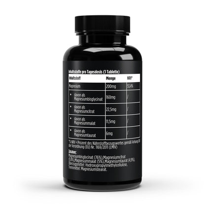 A&J Nutrition Magnesium 4-fach Komplex – 60 vegane Tabletten – Produktdetails