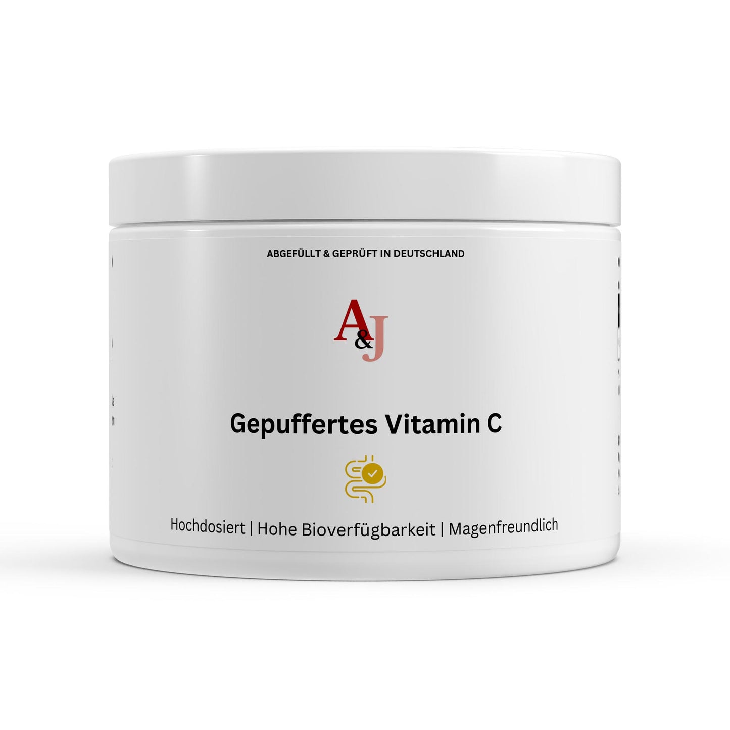 Gepuffertes Vitamin C 500mg - 360 Kapseln | A&J Premium Supplement