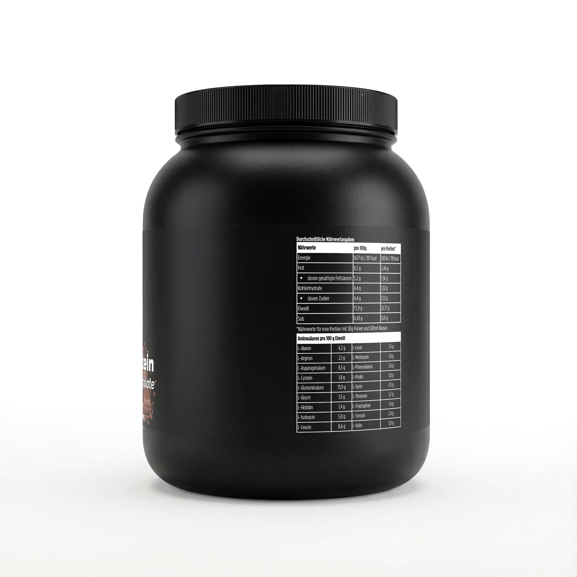 A&J Nutrition Whey Protein Schokolade 1 kg – weitere Produktansicht