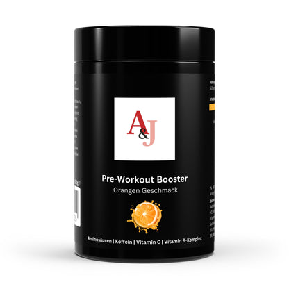 Pre-Workout Booster Orange - 520g | A&J Premium Supplement