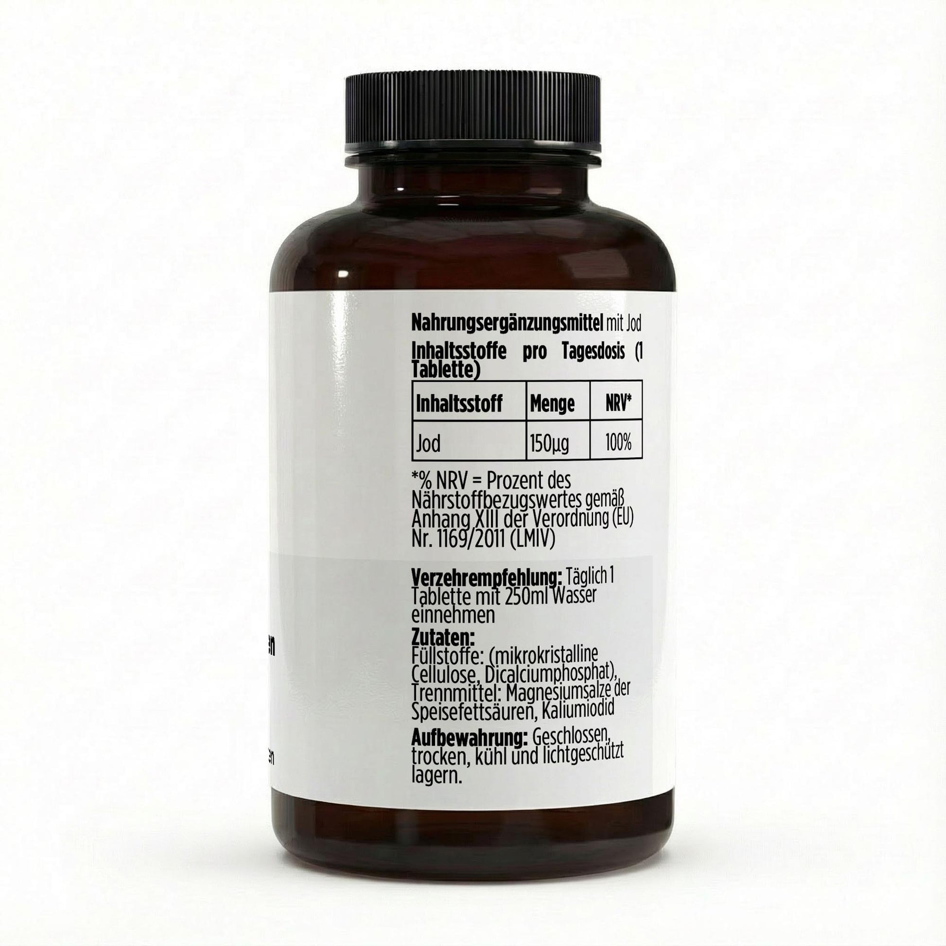 A&J Nutrition Iodine 150 mcg – 180 Vegan Tablets – additional product view