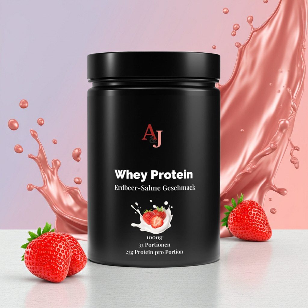 Premium Whey Protein Erdbeere - 1.000g