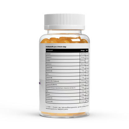 Multivitamin + Mineral Gummies Mango Geschmack- 60 Stk. | A&J Premium Supplement