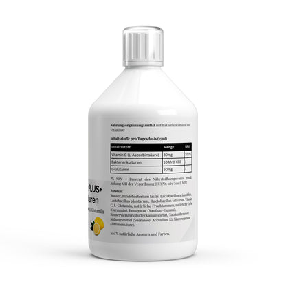 A&J Nutrition Vita Balance PLUS+ Bakterienkulturen – Lemon – 33 vegane Shots – 500 ml – Produktbild 2