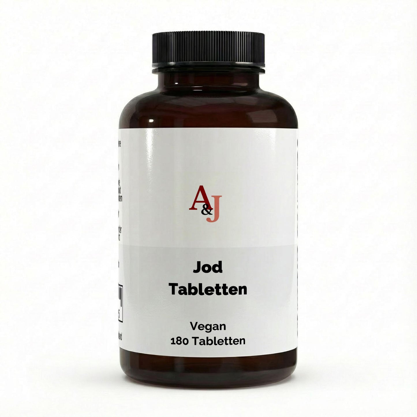 A&J Nutrition Iodine 150 mcg – 180 Vegan Tablets – product view