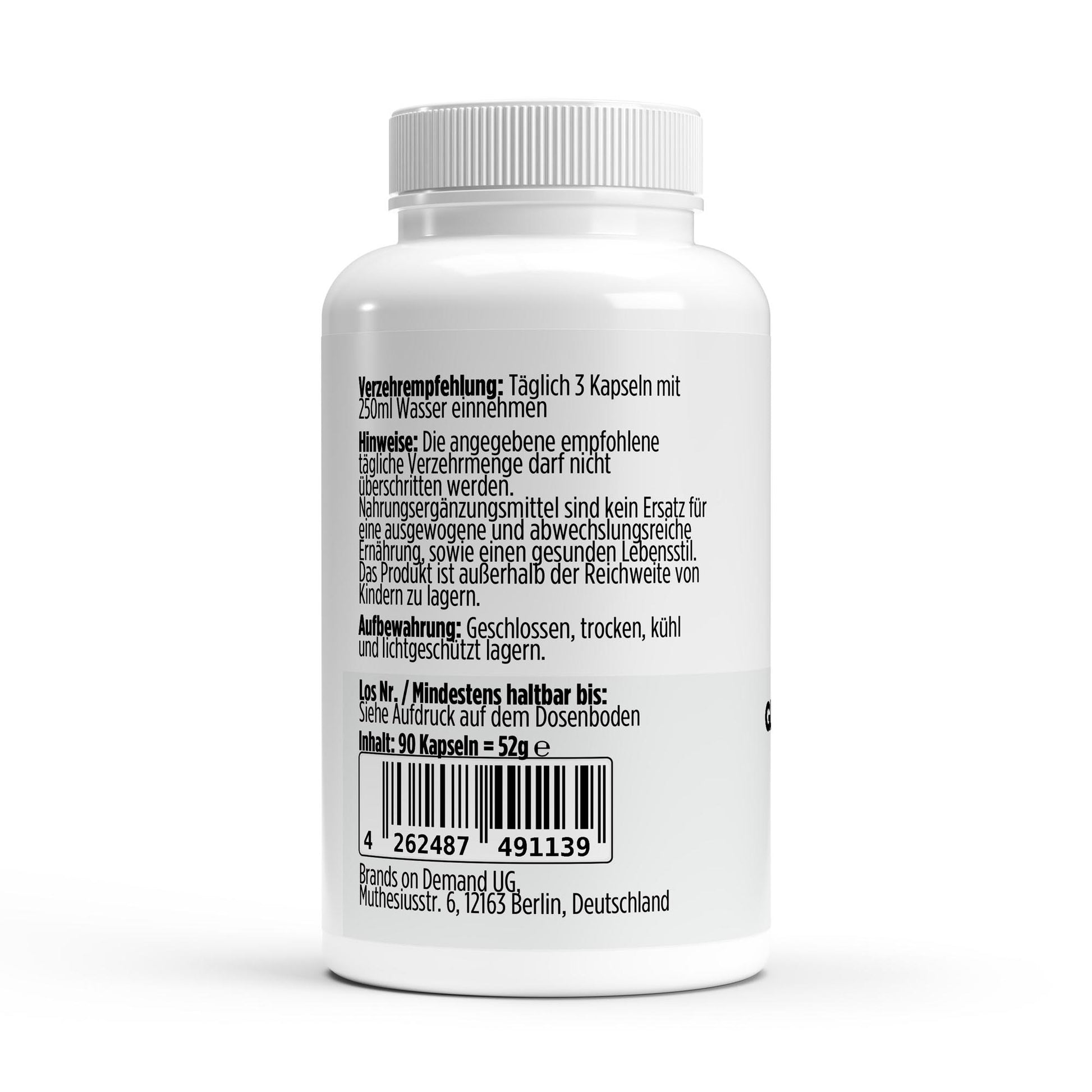 A&J Nutrition Glucosamine 500 mg – 90 Capsules – Product image 3