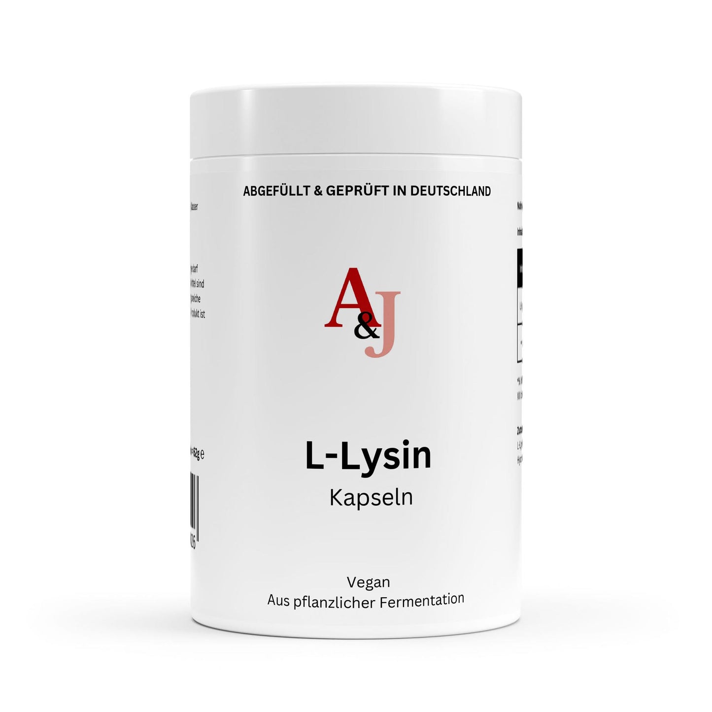 L-Lysin - 100 Kapseln | A&J Premium Supplement