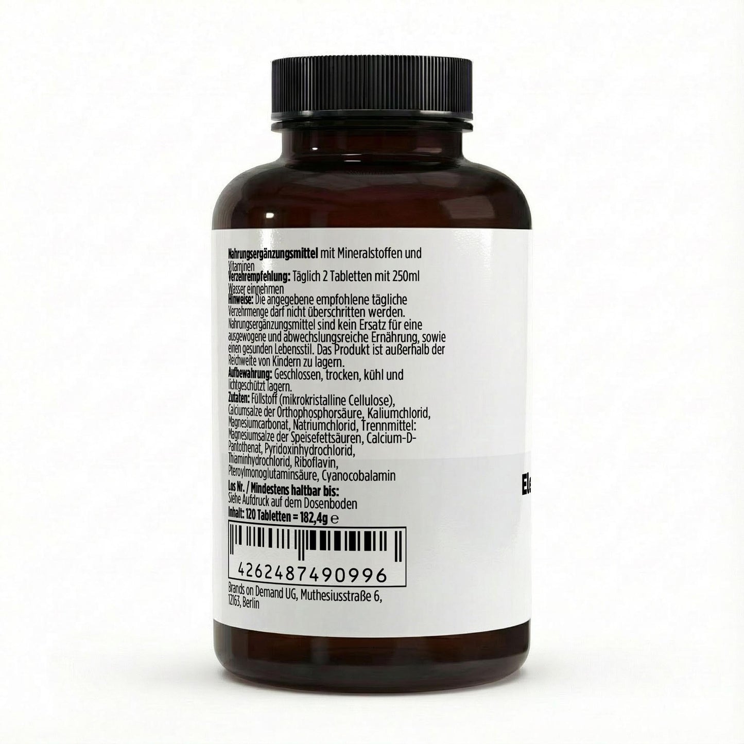 A&J Nutrition Electrolyte Complex Tablets – 120 Tablets