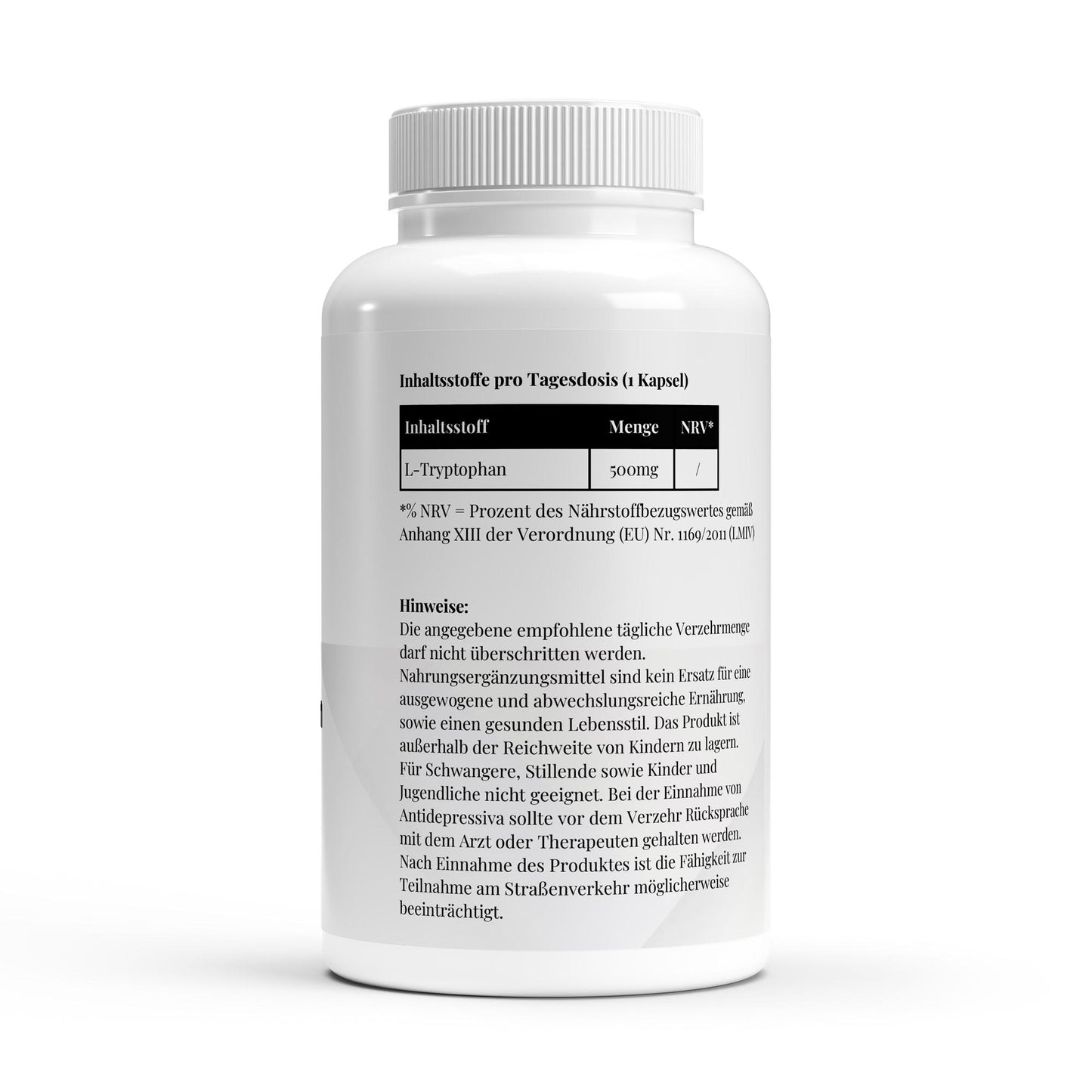 A&J Nutrition L-Tryptophan 90 Capsules – product image 2