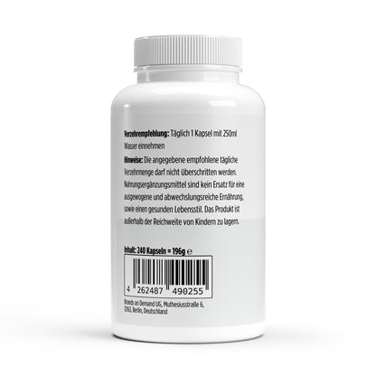 A&J Nutrition Buffered Vitamin C 500 mg – 240 Capsules – product details