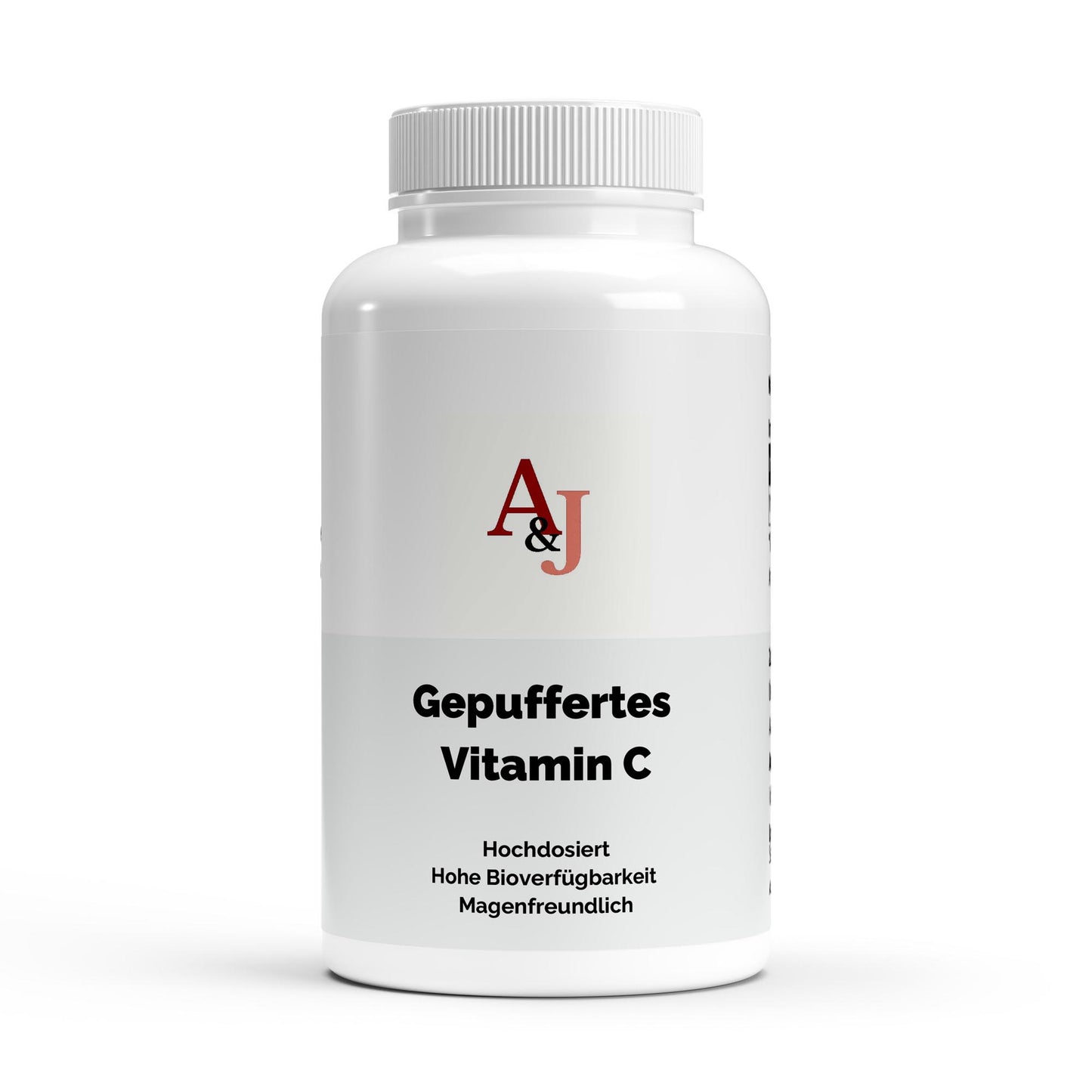 A&J Nutrition Buffered Vitamin C 500 mg – 240 Capsules – product view