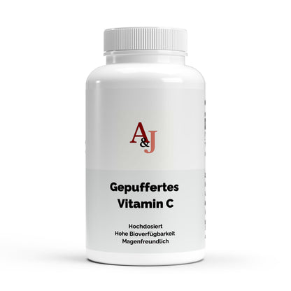 A&J Nutrition Buffered Vitamin C 500 mg – 240 Capsules – product view