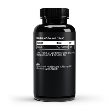 A&J Nutrition Vitamin D3 3.000 I.E. – 60 vegane Softgels – Produktdetails