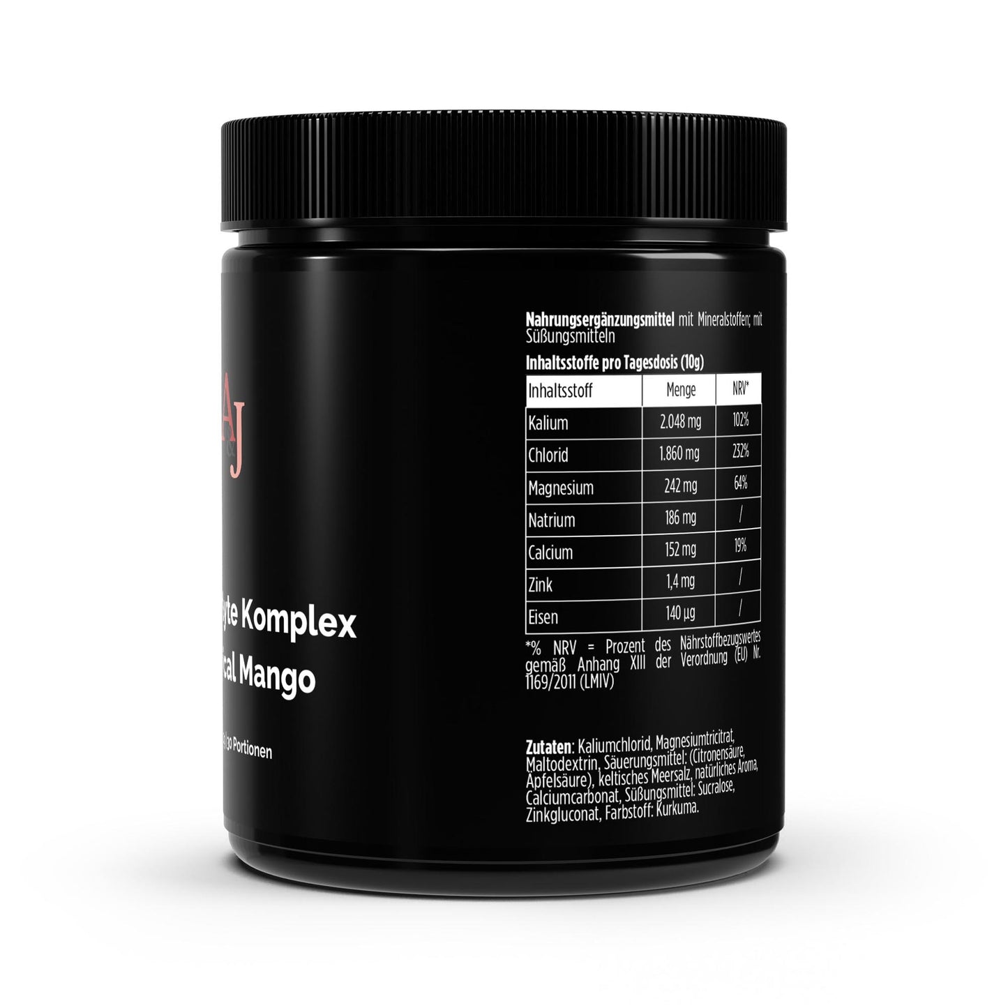 A&J Nutrition Electrolyte Complex Tropical Mango – 300 g