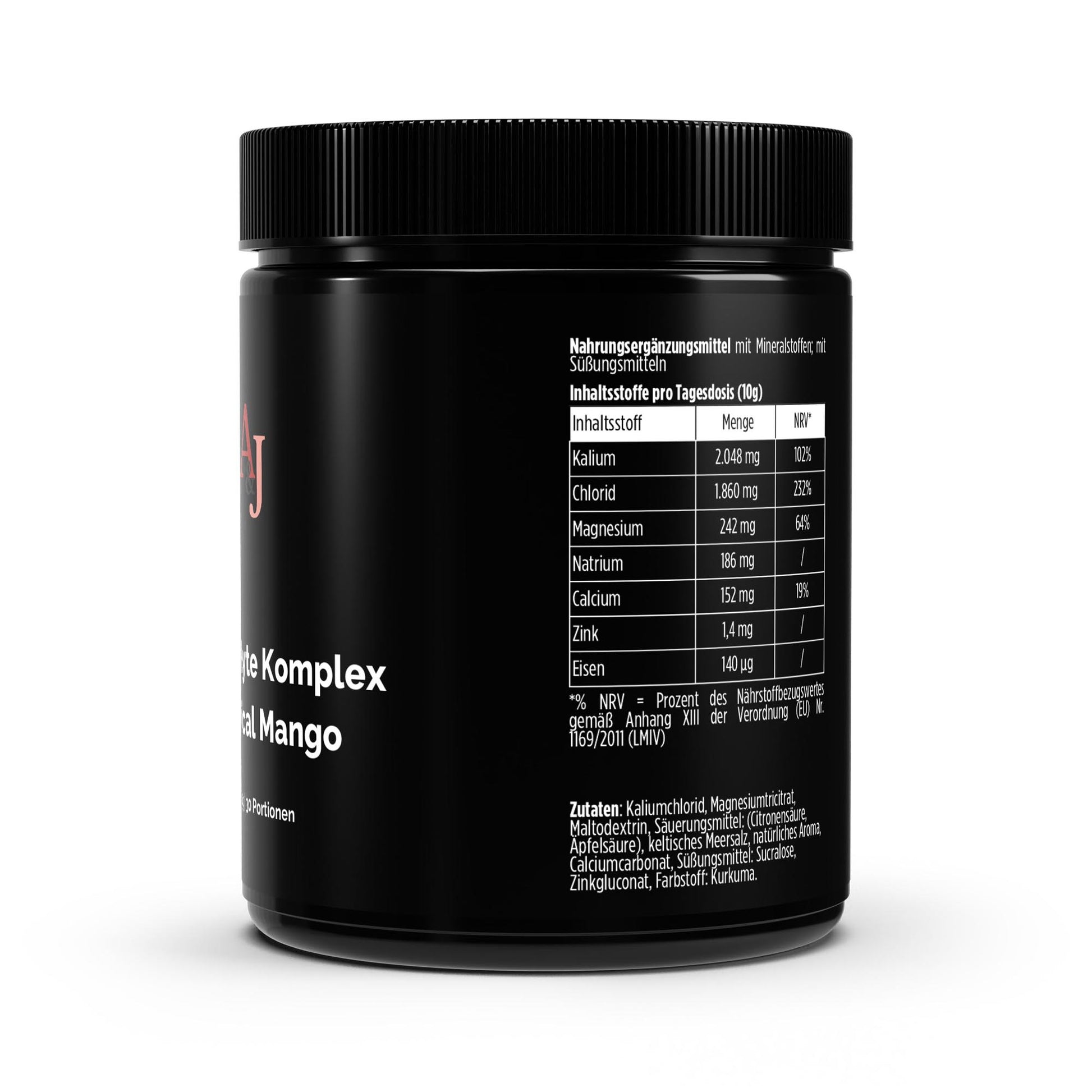 A&J Nutrition Electrolyte Complex Tropical Mango – 300 g