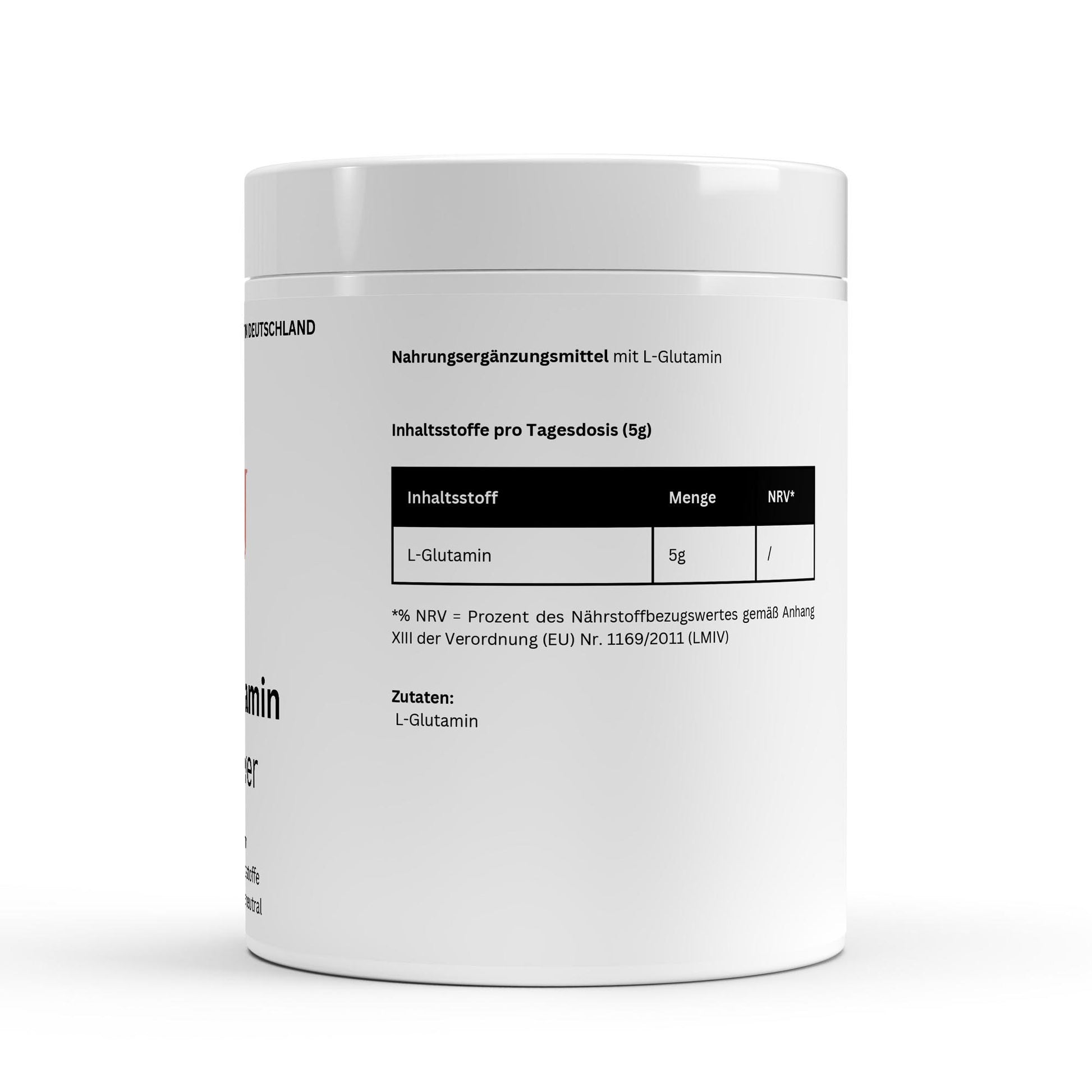 L-Glutamin Pulver - 500g | A&J Premium Supplement